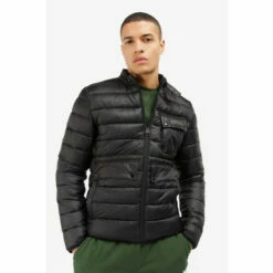 Barbour International Barbour® Black Bowsden Baffle Quilt Jacket