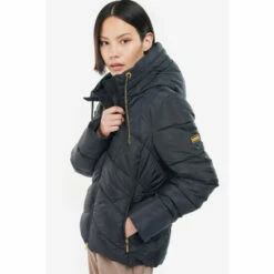 Barbour International Barbour® International Black Padded Valle Short Jacket -Barbour International Shop unnamed file 79