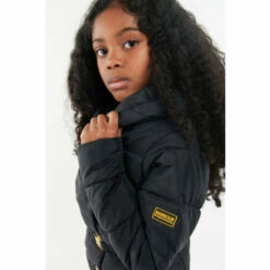 Barbour International Barbour® International Girls Track Line Quilted Jacket Black -Barbour International Shop unnamed file 89