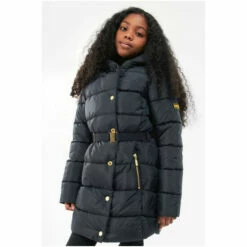 Barbour International Barbour® International Girls Track Line Quilted Jacket Black -Barbour International Shop unnamed file 92