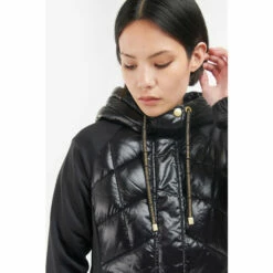 Barbour International Gloss Padded Hybrid Cobra Black Jacket -Barbour International Shop unnamed file 927