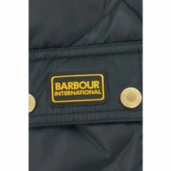 Barbour International Diamond Quilt San Jorge Hybrid Padded Black Jacket -Barbour International Shop unnamed file 960