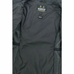 Barbour International Diamond Quilt San Jorge Hybrid Padded Black Jacket -Barbour International Shop unnamed file 962